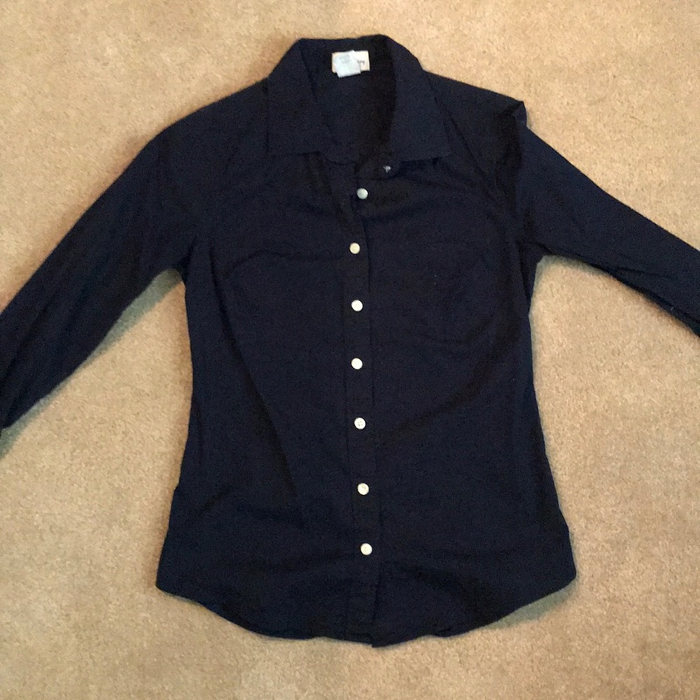Navy J. Crew button-down